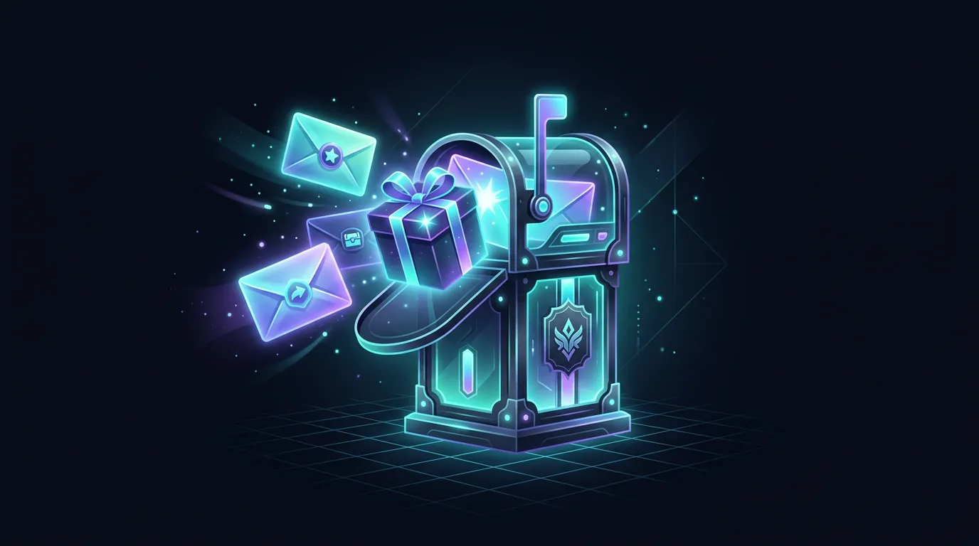 An in-game inbox for rewards and messages cover art